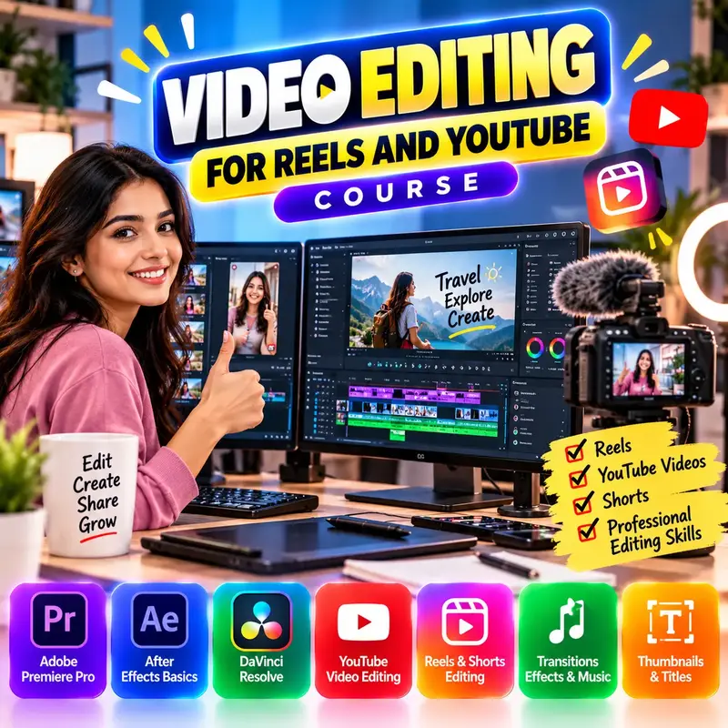 Video Editing for Reels and YouTube