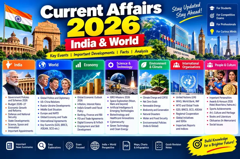 Current Affairs 2026: India & World